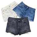 25 x LEVI'S 501 WOMEN'S DENIM SHORTS