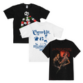 50 x BLACK & WHITE GRAPHIC T-SHIRTS