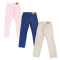 25 x LEVI'S 501 COLOUR DENIM JEANS