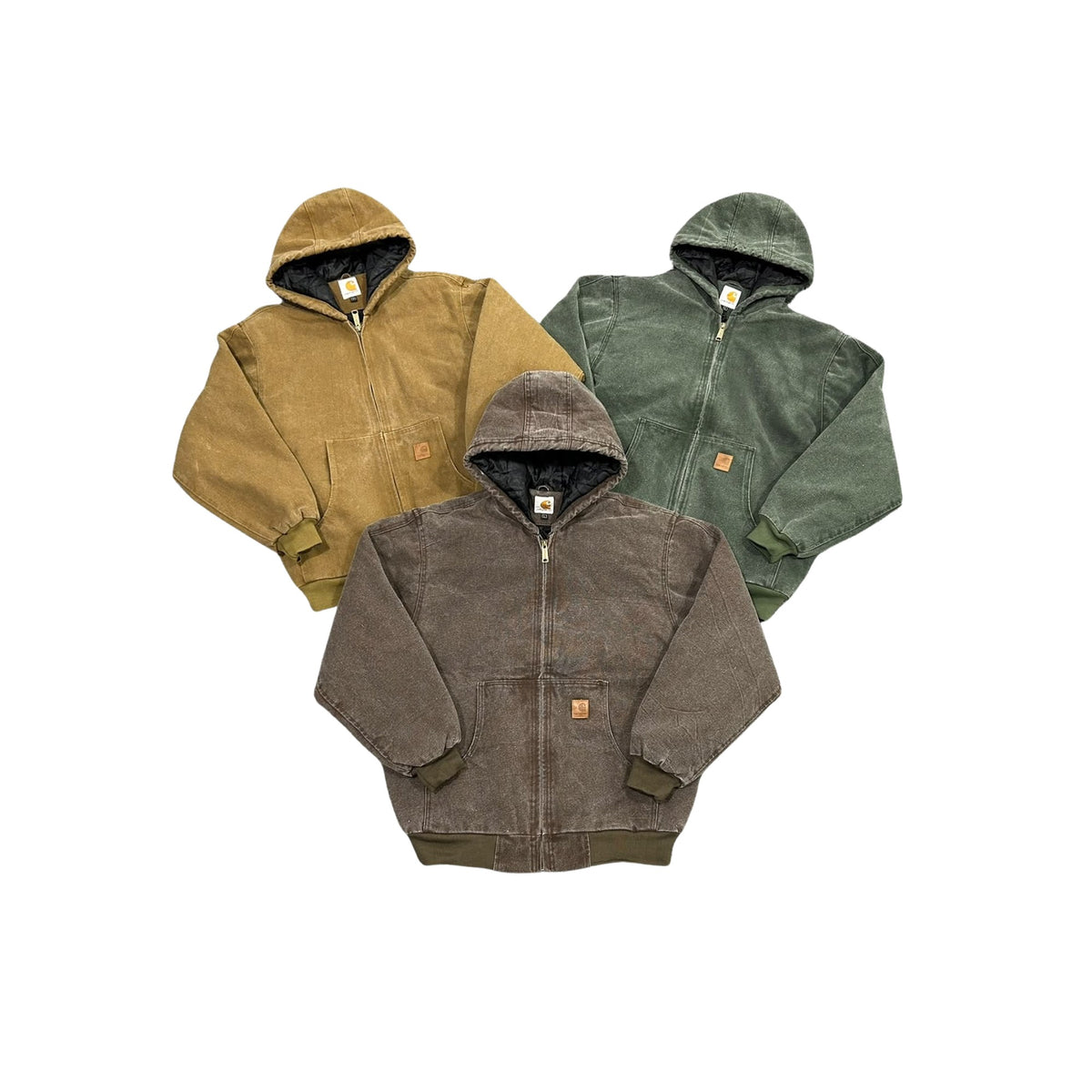 CARHARTT ACID WASH ACTIVE JACKETS — Solent Vintage Wholesale