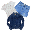 25 x LEVI'S LEE WRANGLER WOMEN'S MIX