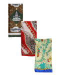100 x SILK SCARVES
