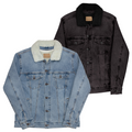 25 x UNBRANDED DENIM SHERPA JACKETS