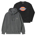25 x CARHARTT DICKIES SWEATSHIRTS/HOODIES