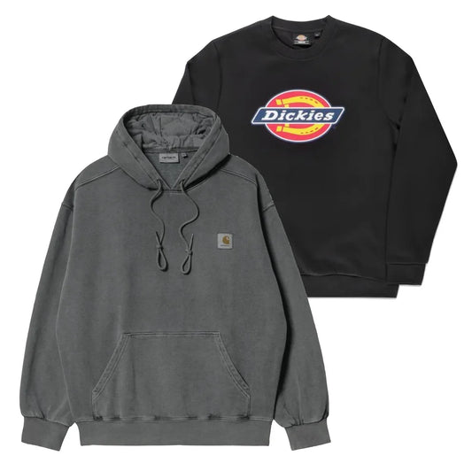 25 x CARHARTT DICKIES SWEATSHIRTS/HOODIES — Solent Vintage Wholesale