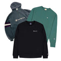 25x CHAMPION SWEATSHIRTS/HOODIES