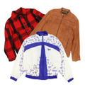25 x VINTAGE 80s STYLE JACKETS