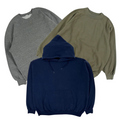 25 x BLANK HOODIES/SWEATSHIRTS