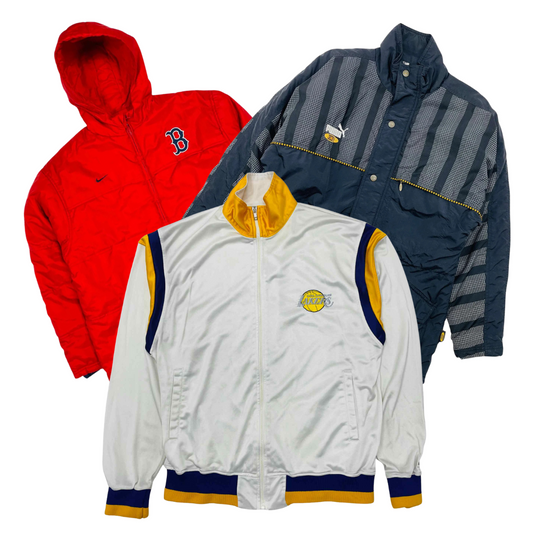 25 x BRANDED JACKETS — Solent Vintage Wholesale