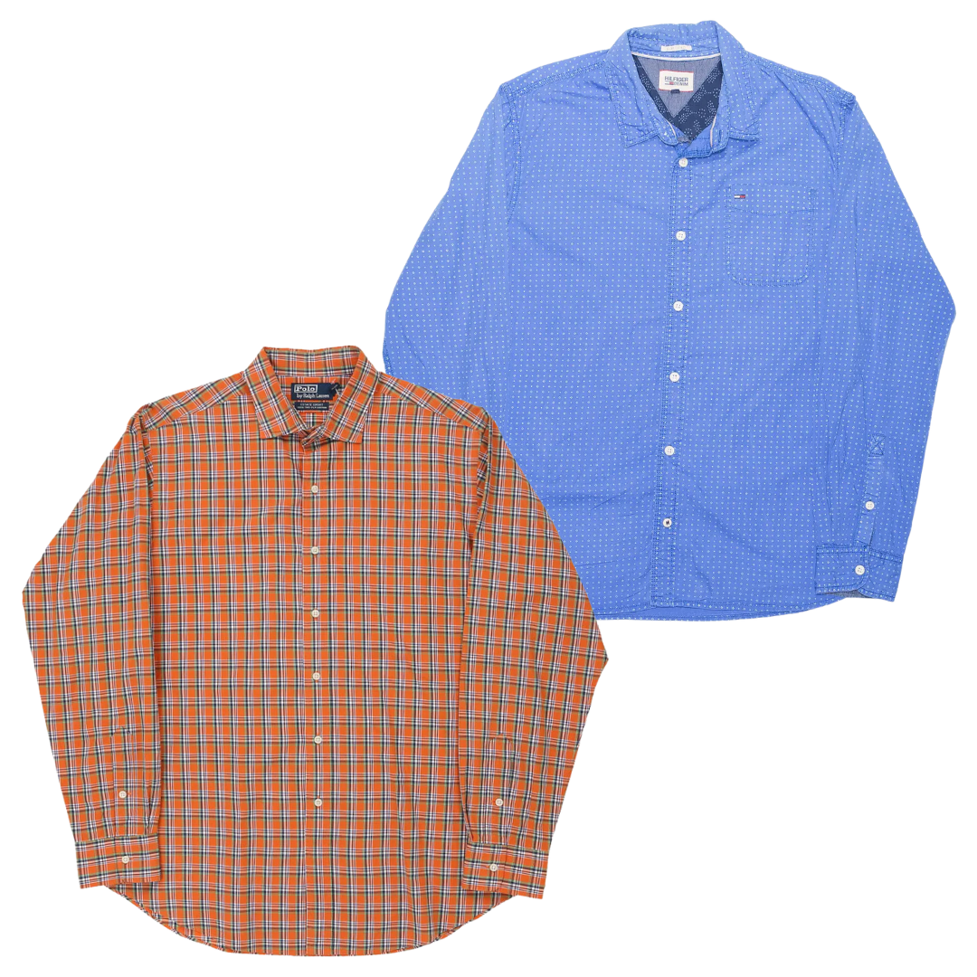 25 x BRANDED SHIRTS — Solent Vintage Wholesale