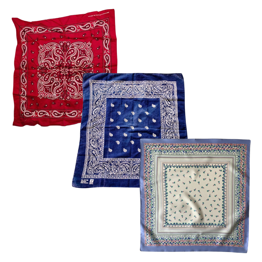 100 x BANDANAS — Solent Vintage Wholesale