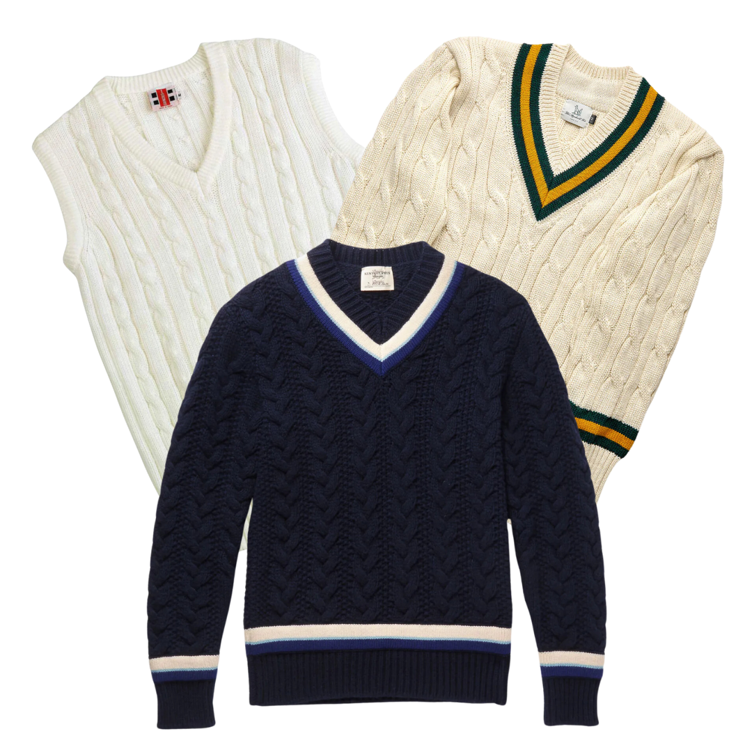 25 x CRICKET SWEATERS — Solent Vintage Wholesale