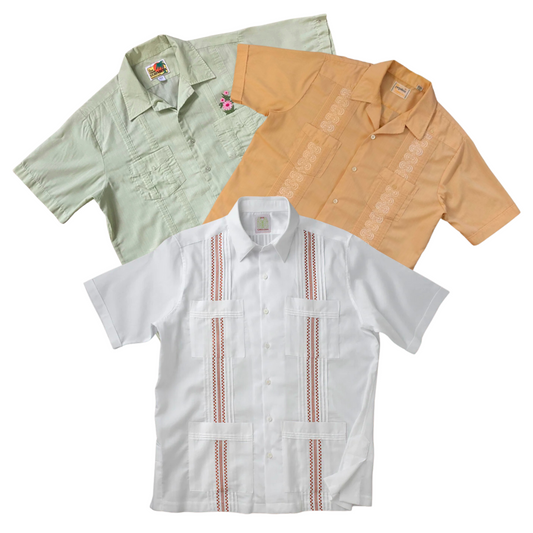 25 x CUBAN/PANAMA STYLE SHIRTS — Solent Vintage Wholesale