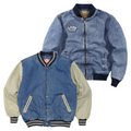 10 x DENIM STADIUM JACKETS