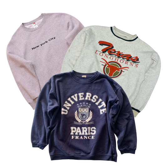 25 x USA DESTINATION SWEATSHIRTS — Solent Vintage Wholesale