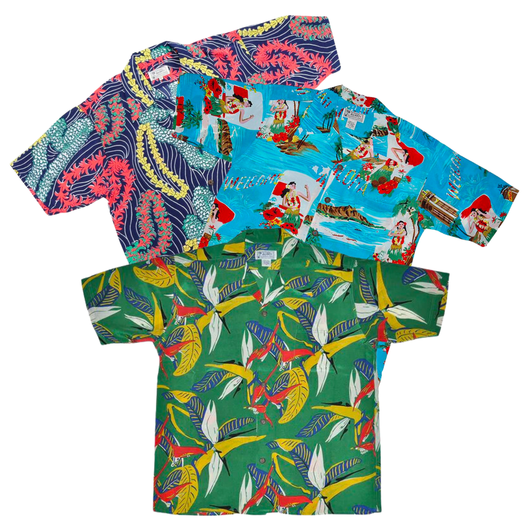 25 x HAWAIIAN SHIRTS — Solent Vintage Wholesale