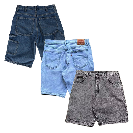25 x DENIM SHORTS/JORTS — Solent Vintage Wholesale