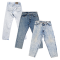 25 x LEVI'S LEE WRANGLER ACID WASH JEANS