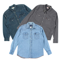 25 x LEVI'S LEE WRANGLER DENIM SHIRTS