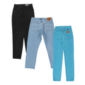 25 x LEVI'S LEE WRANGLER WOMEN'S HIGH WAISTED JEANS