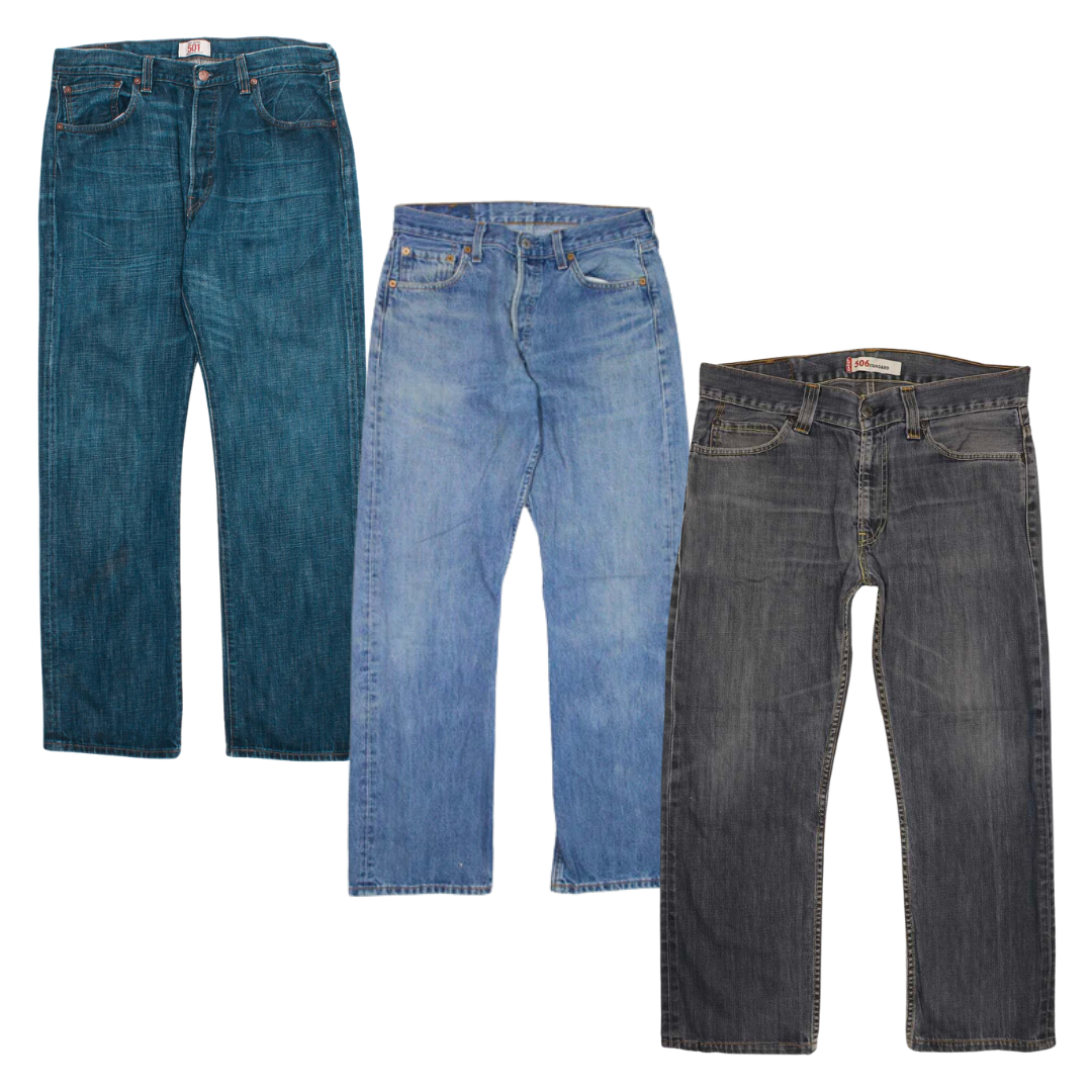 25 x LEVI'S OVERSIZED DENIM JEANS — Solent Vintage Wholesale