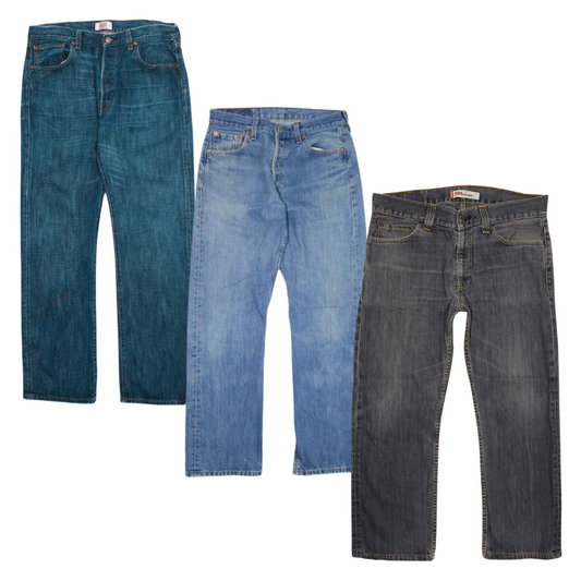 25 x LEVI'S OVERSIZED DENIM JEANS — Solent Vintage Wholesale