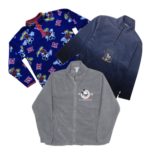25 x MICKEY MOUSE FLEECE — Solent Vintage Wholesale