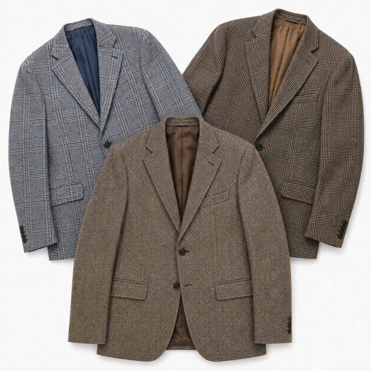 10 x TWEED BLAZERS/COATS — Solent Vintage Wholesale