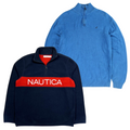 25 x NAUTICA 1/4 ZIP KNITWEAR