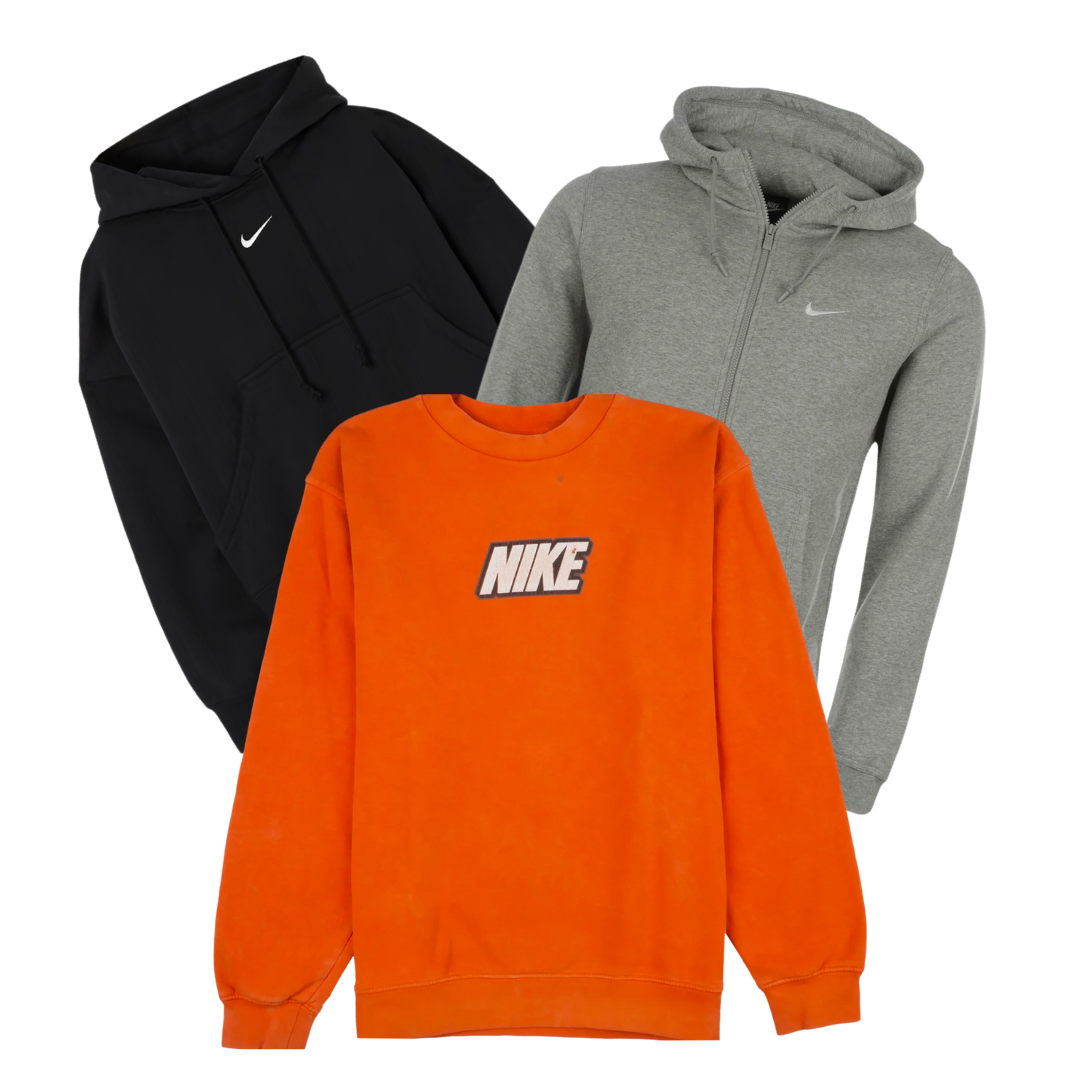 25 x NIKE SWEATSHIRTS/HOODIES — Solent Vintage Wholesale
