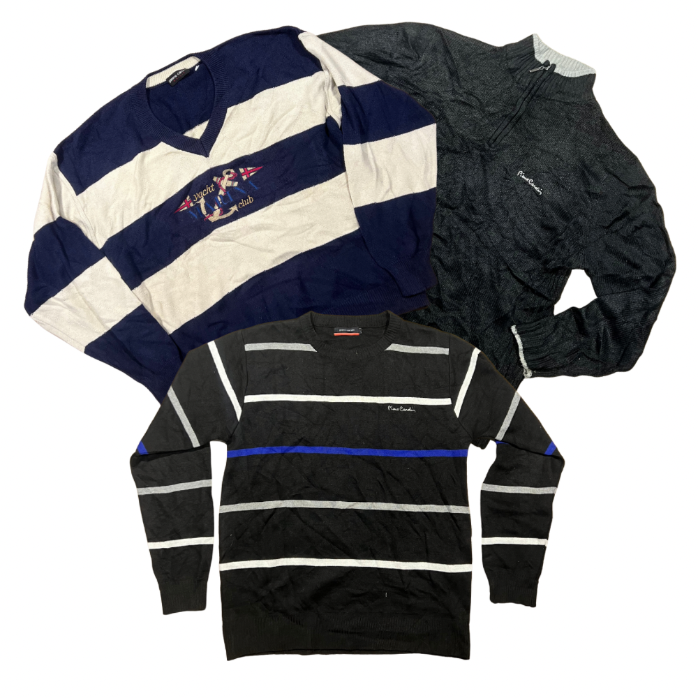 25 x PIERRE CARDIN KNITWEAR — Solent Vintage Wholesale