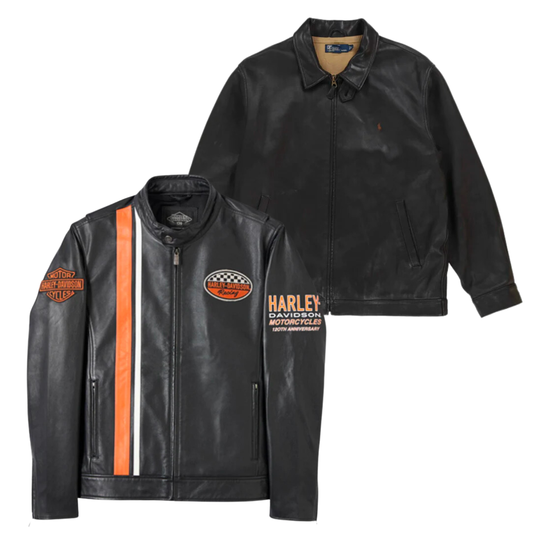 10 x SUPER PREMIUM LEATHER JACKETS — Solent Vintage Wholesale