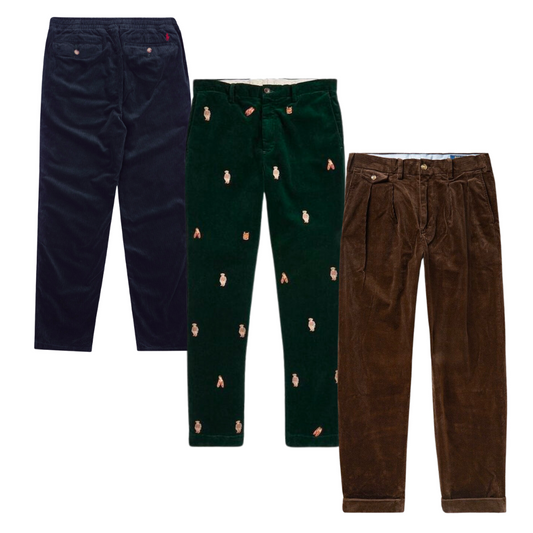 25 x RALPH LAUREN CORDUROY TROUSERS — Solent Vintage Wholesale