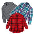 25 x WOMEN'S FLANNEL SHIRTS