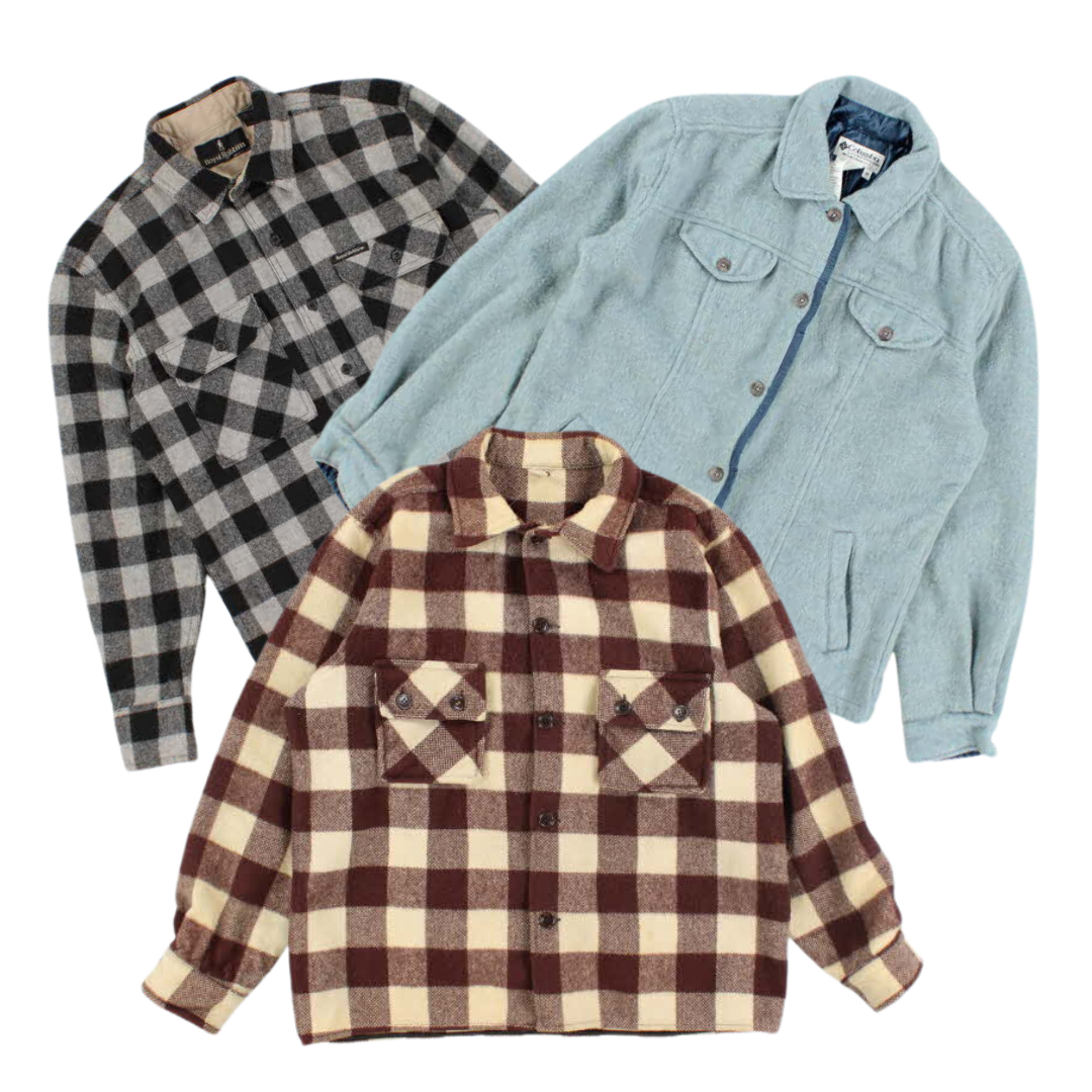 25 x WOOL SHIRTS — Solent Vintage Wholesale