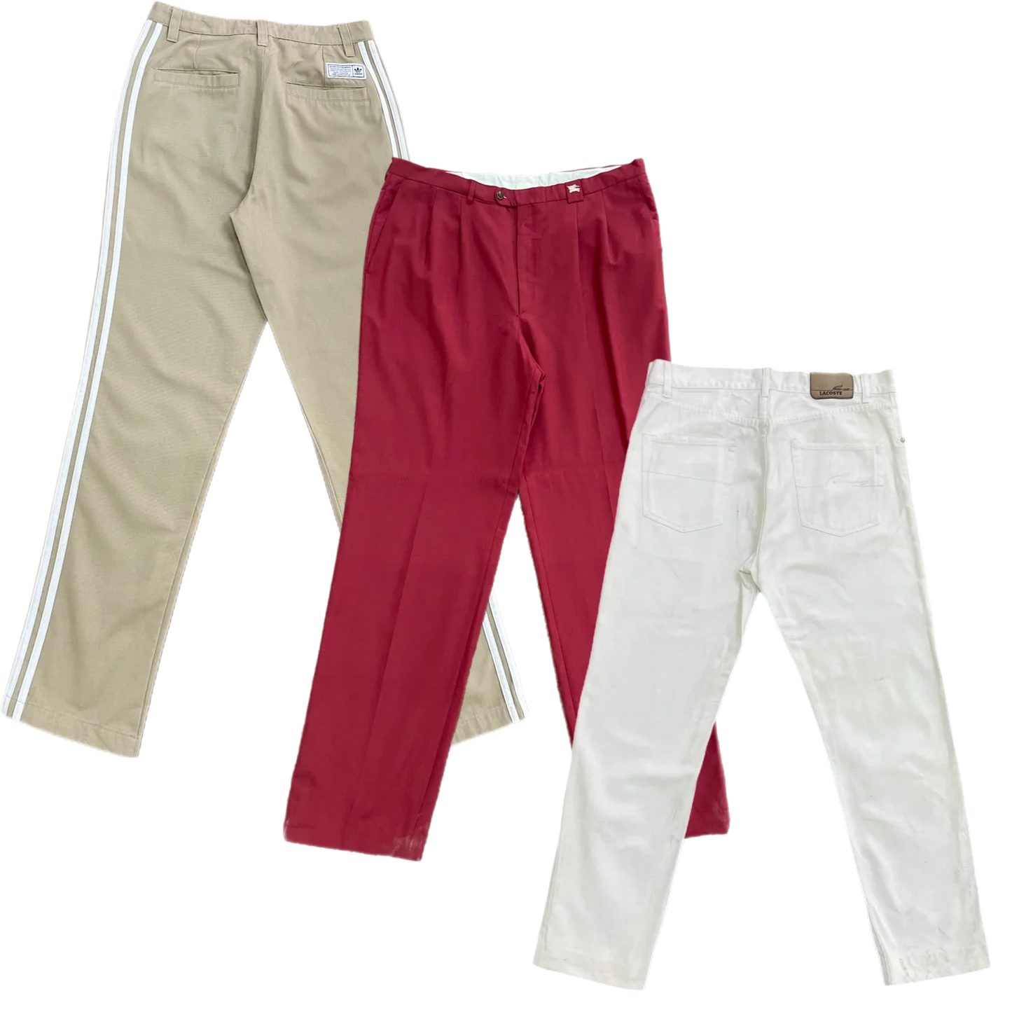 25 x BRANDED COTTON/DENIM TROUSERS — Solent Vintage Wholesale