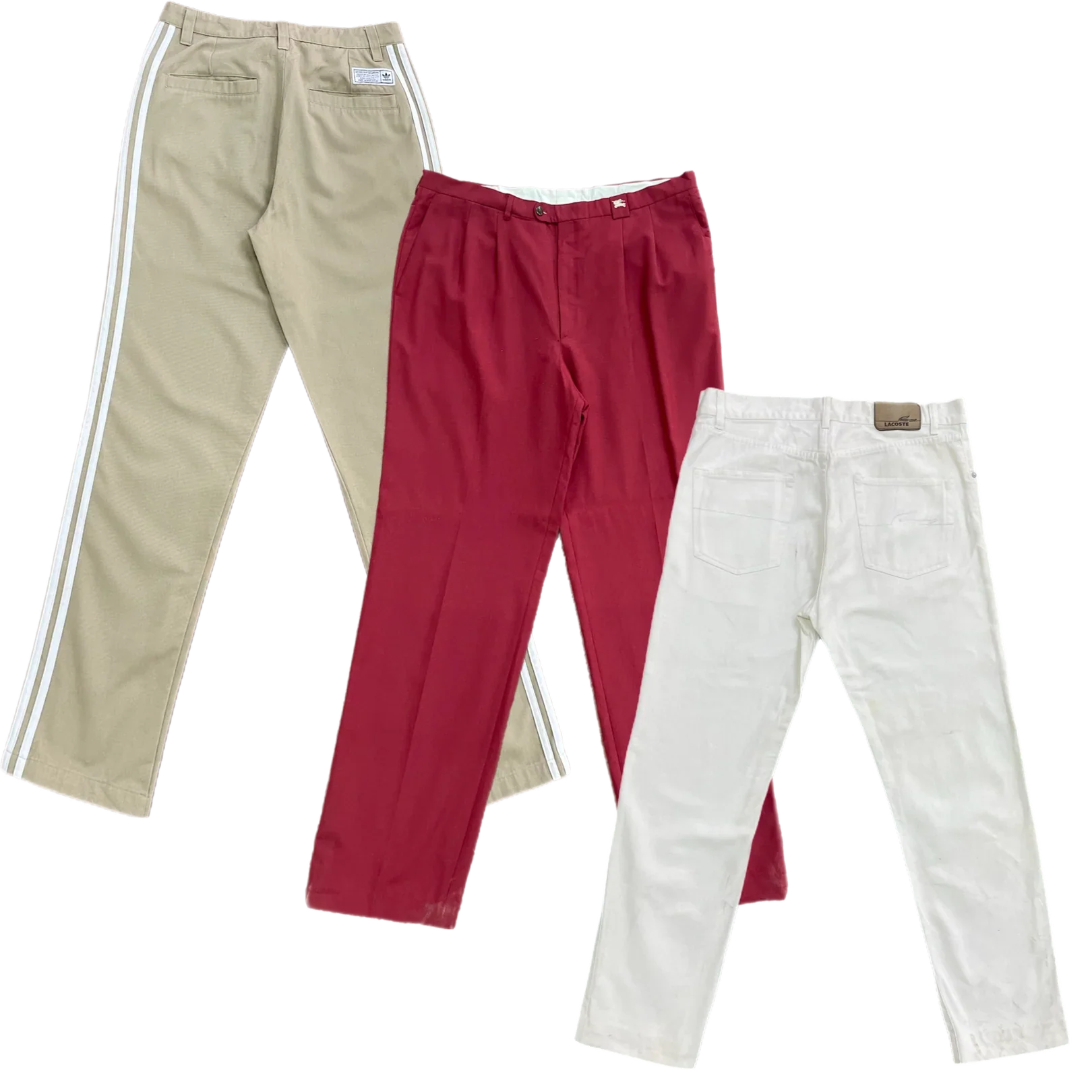 25 x BRANDED COTTON/DENIM TROUSERS — Solent Vintage Wholesale