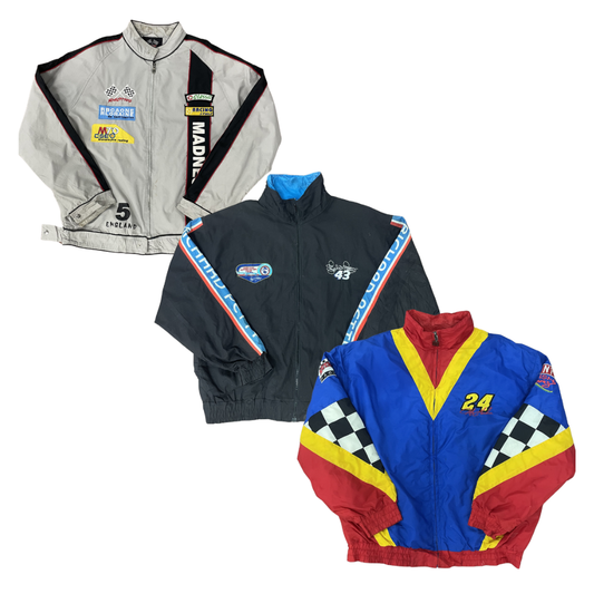10 x NASCAR LIGHTWEIGHT JACKETS — Solent Vintage Wholesale