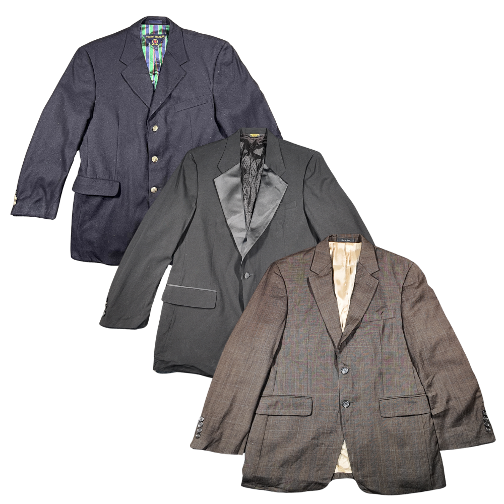 25 x BRANDED BLAZERS — Solent Vintage Wholesale